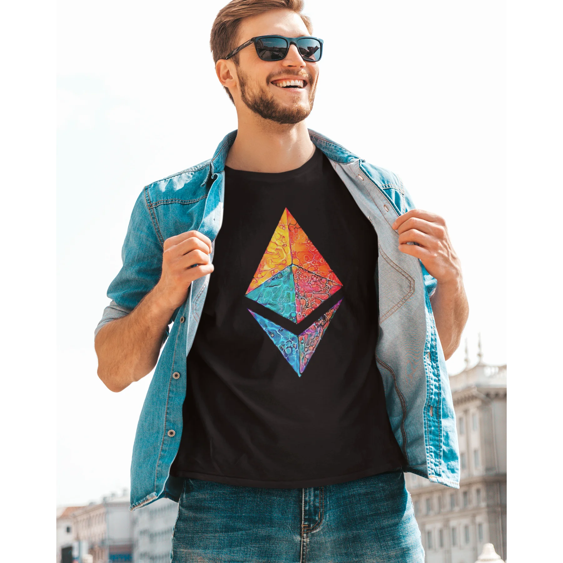 Ethereum Ether ETH Blockchain Cryptocurrency Crewneck TShirts Crypto Etherium Distinctive Men's T Shirt Hipster Clothing
Ethereum Ether ETH Blockchain Cryptocurrency Crewneck TShirts Crypto Etherium Distinctive Men's T Shirt Hipster Clothing
