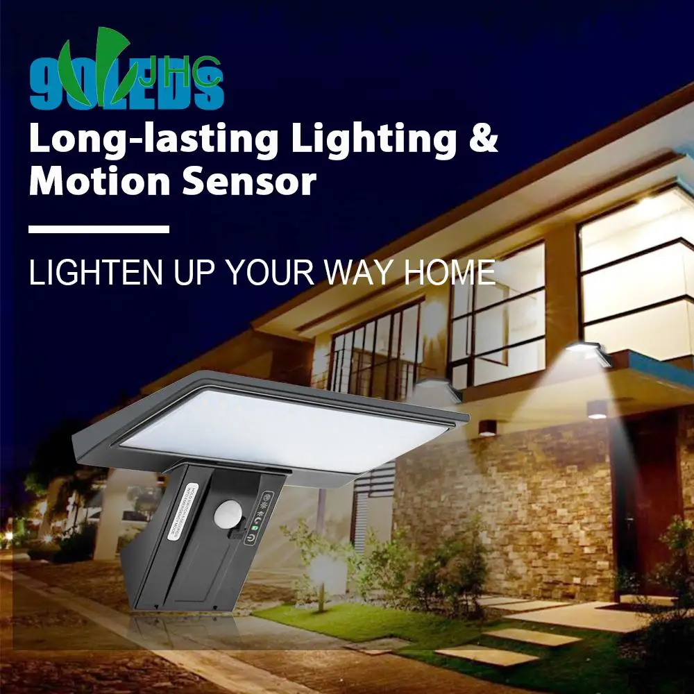 Lampara Solar Light Outdoors Led Solar Lamp 90Leds PIR Motion Sensor Energia Solar Power Wall Light Garden Decoration Lamp
Lampara Solar Light Outdoors Led Solar Lamp 90Leds PIR Motion Sensor Energia Solar Power Wall Light Garden Decoration Lamp