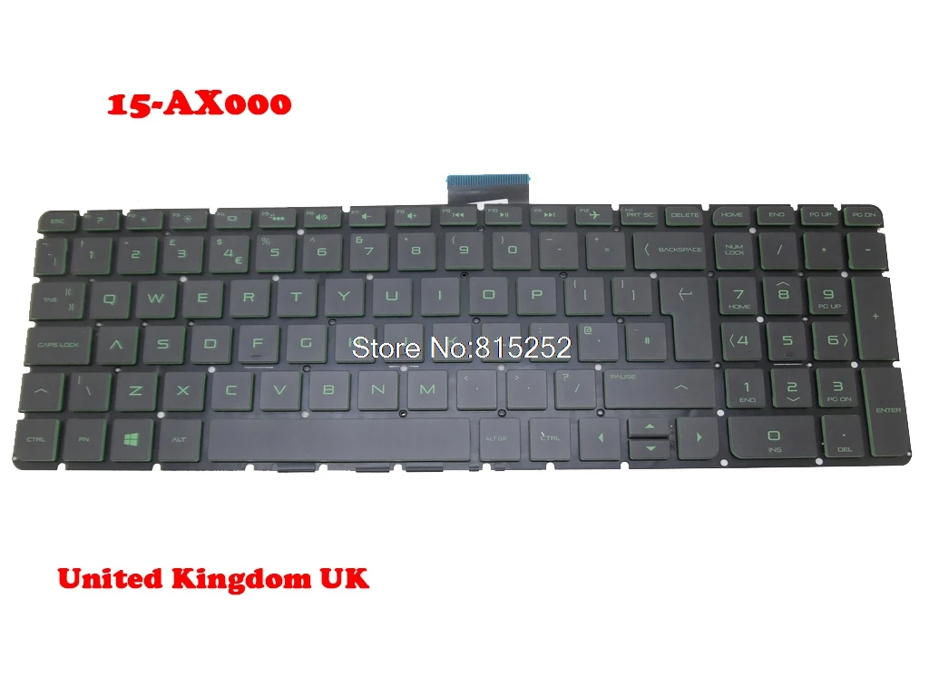 Laptop backlight Keyboard For HP OMEN 15-AX000 15-AX003LAT 15-AX013DX 15-AX015TX 859735-031 859735-001 United Kingdom/English US
Laptop backlight Keyboard For HP OMEN 15-AX000 15-AX003LAT 15-AX013DX 15-AX015TX 859735-031 859735-001 United Kingdom/English US