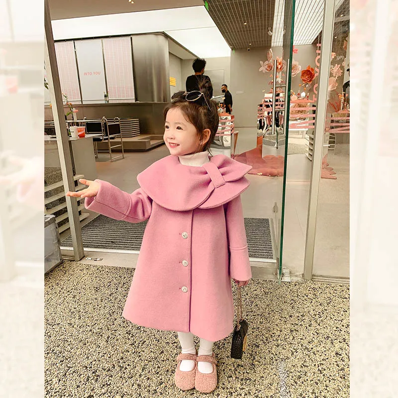 Autumn Girls Pink Thick Jacket Coat 1-10Y Children Toddler Fall Clothes Turn-Down Collar Solid Color Outerwear Kids Long Jackets
Autumn Girls Pink Thick Jacket Coat 1-10Y Children Toddler Fall Clothes Turn-Down Collar Solid Color Outerwear Kids Long Jackets