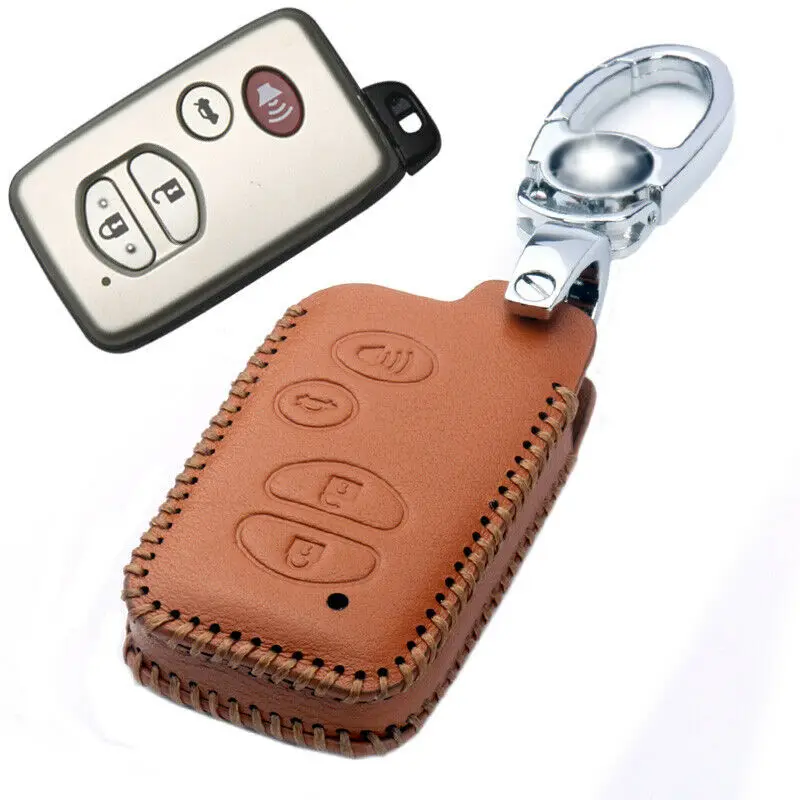 Handmade Leather Car Key Fob Case Cover Bag Holder Shell For Toyota Camry Virgin Avalon Venza Land Cruiser Prado Prius Crown XV
Handmade Leather Car Key Fob Case Cover Bag Holder Shell For Toyota Camry Virgin Avalon Venza Land Cruiser Prado Prius Crown XV