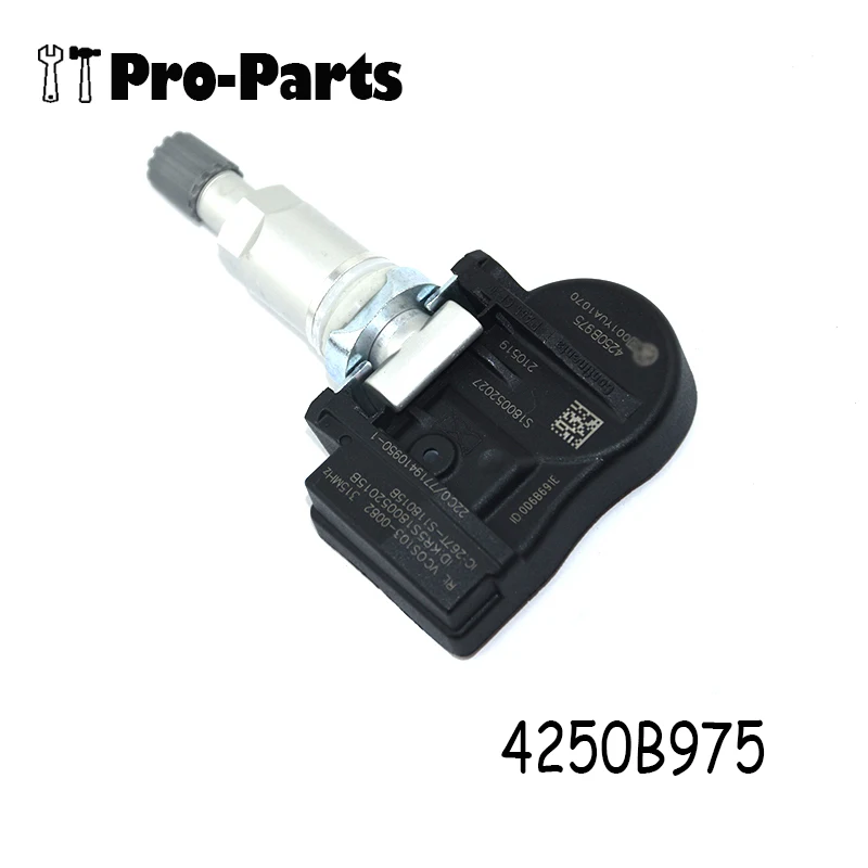 4PCS/lot 4250B975 New TPMS Tire Pressure Monitoring System Sensor 4250B668 for Mitsubishi Lancer Outlander Sport 315MHz
4PCS/lot 4250B975 New TPMS Tire Pressure Monitoring System Sensor 4250B668 for Mitsubishi Lancer Outlander Sport 315MHz