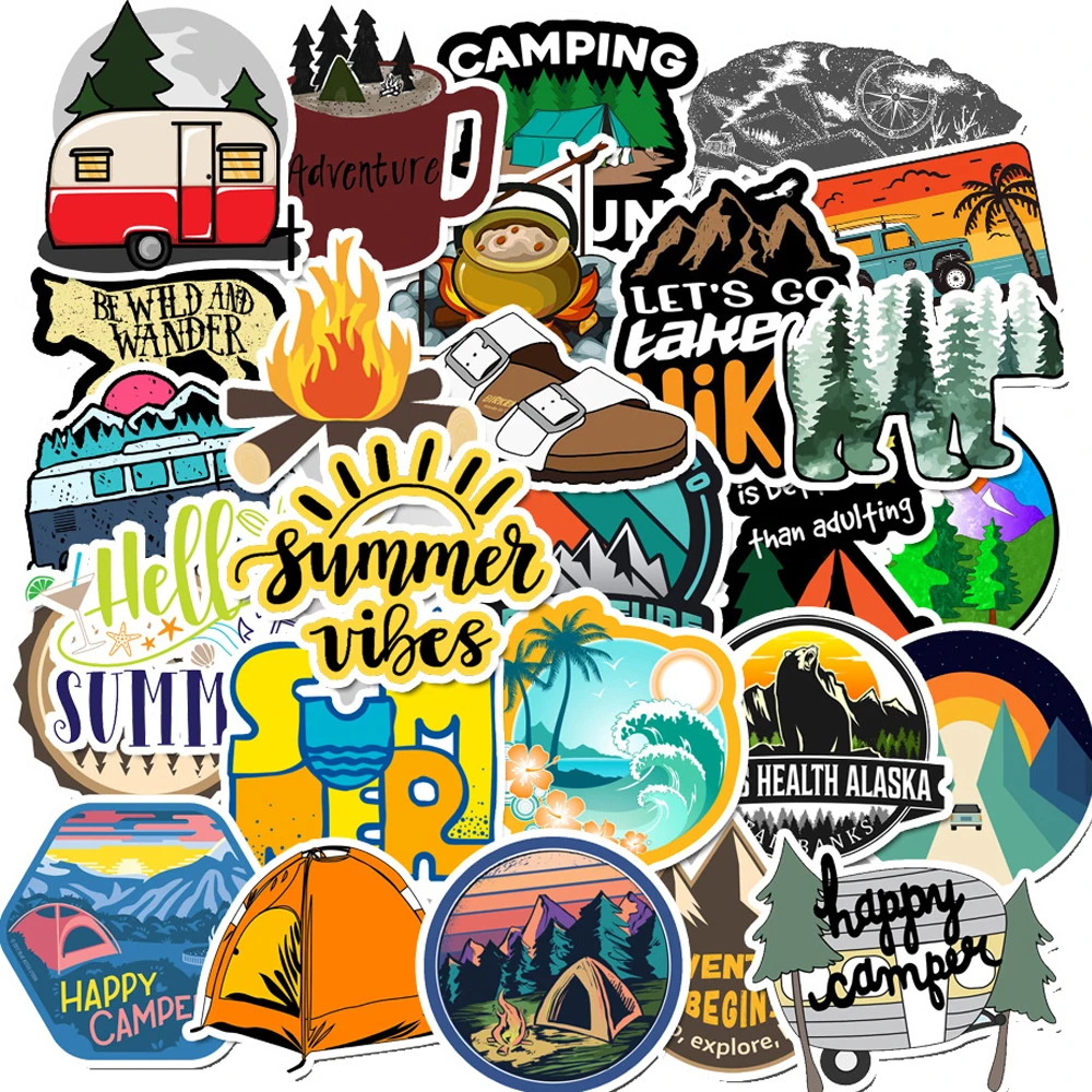 10/30/50/100PCS Retro Travel Outdoor Adventure Doodle Cartoon Mixed Stickers For Skateboard Motorcycle Guitar Decal Sticker Toys
10/30/50/100PCS Retro Travel Outdoor Adventure Doodle Cartoon Mixed Stickers For Skateboard Motorcycle Guitar Decal Sticker Toys