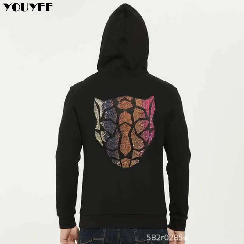 Rhinestone Hoodies Designer Man Pullover Hoody For Men casual Street Fashion Punk Hooded Sweatshirt Men’s Clothing Autumn Winter
Rhinestone Hoodies Designer Man Pullover Hoody For Men casual Street Fashion Punk Hooded Sweatshirt Men’s Clothing Autumn Winter