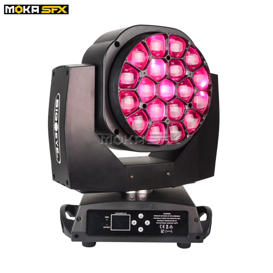 DJ Moving Head Lights Sharpie Beam Moving Lamp 19x15W Bees Eyes Wash Light RGBW 4in1 for Perfessional Stage Performance DJ Event
DJ Moving Head Lights Sharpie Beam Moving Lamp 19x15W Bees Eyes Wash Light RGBW 4in1 for Perfessional Stage Performance DJ Event