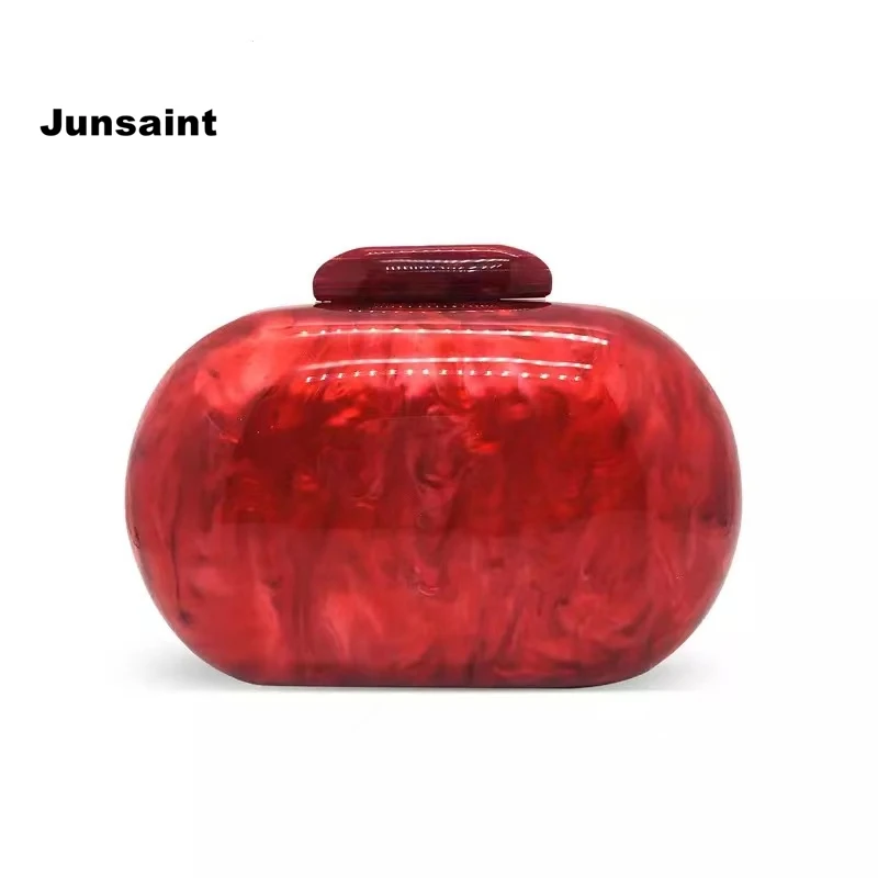 Brand Design New Fashion Round Acrylic Party Clutch Purse Solid Red Luxury Women Bridal Wedding Evening Bag Casual Cute Handbags
Brand Design New Fashion Round Acrylic Party Clutch Purse Solid Red Luxury Women Bridal Wedding Evening Bag Casual Cute Handbags