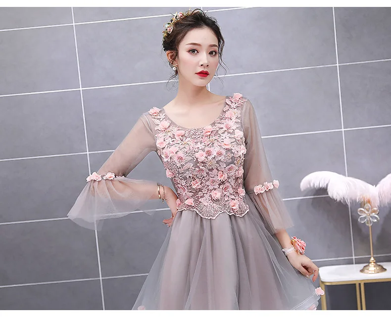 Free shipping short tutu grey pink flare sleeve stage performance short ball gown lovely short dress/can customs size
Free shipping short tutu grey pink flare sleeve stage performance short ball gown lovely short dress/can customs size