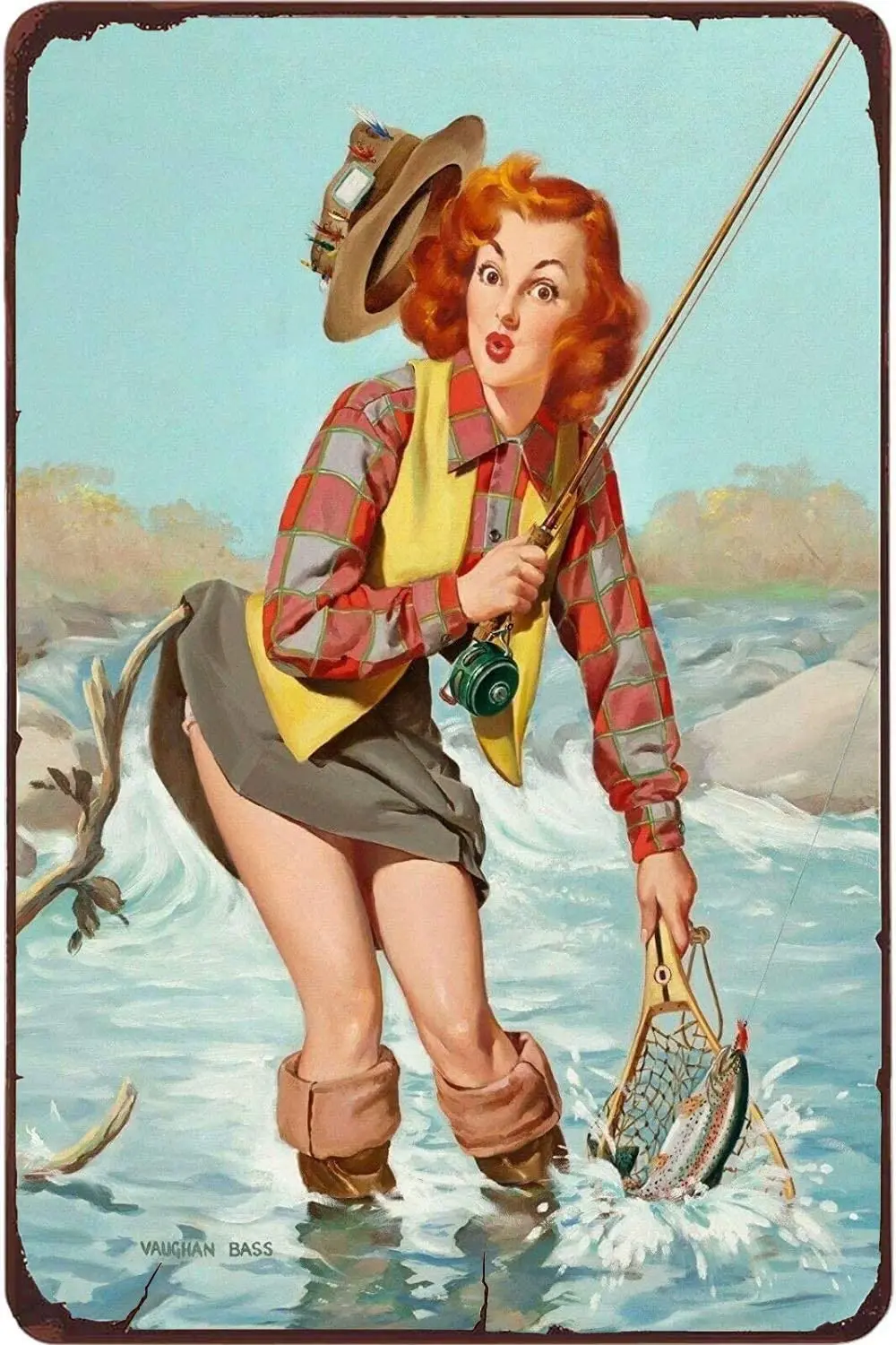Nail girl's corner fishing. 12 x 8 inches, tin logo, retro iron paint, metal plate, decoration, club, cafe, bar
Nail girl's corner fishing. 12 x 8 inches, tin logo, retro iron paint, metal plate, decoration, club, cafe, bar
