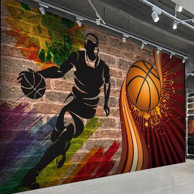 Custom Any Size Mural Wallpaper 3D Basketball Brick Wall Fresco Restaurant Cafe Bar Creative Background Home Decor Wall Painting
Custom Any Size Mural Wallpaper 3D Basketball Brick Wall Fresco Restaurant Cafe Bar Creative Background Home Decor Wall Painting