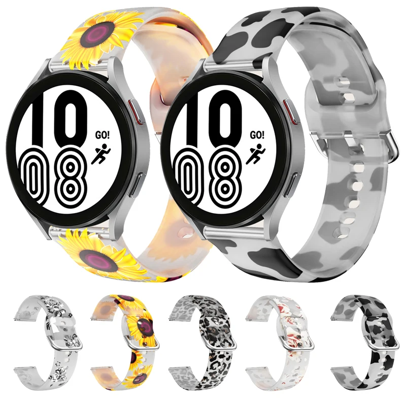 20MM Strap For Samsung Galaxy Watch 4 classic 46mm 42mm Smartwatch Printed pattern Bracelet Galaxy Watch 4 44mm 40mm Watch Band
20MM Strap For Samsung Galaxy Watch 4 classic 46mm 42mm Smartwatch Printed pattern Bracelet Galaxy Watch 4 44mm 40mm Watch Band