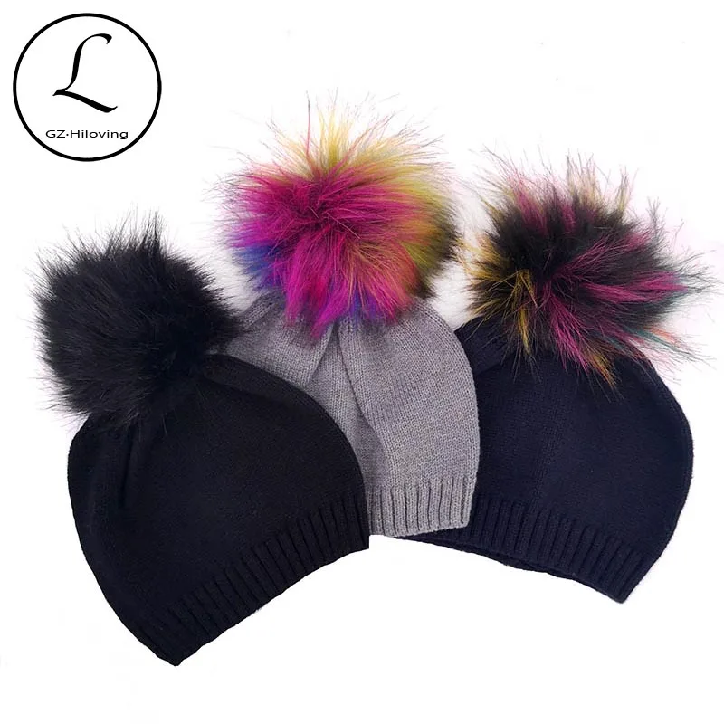 Soft Cotton Knit Beanies Hats with faux fur pom pom For Newborn baby Boys Girls Autumn Winter Toddler Kids Children Hats And Cap
Soft Cotton Knit Beanies Hats with faux fur pom pom For Newborn baby Boys Girls Autumn Winter Toddler Kids Children Hats And Cap