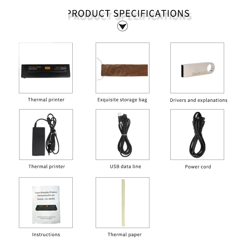 Mini Tattoo Thermal Printer Transfer Machine A4 Tattoo Printer Copier Stencil Maker Tools For Photos Paper Copy Printing