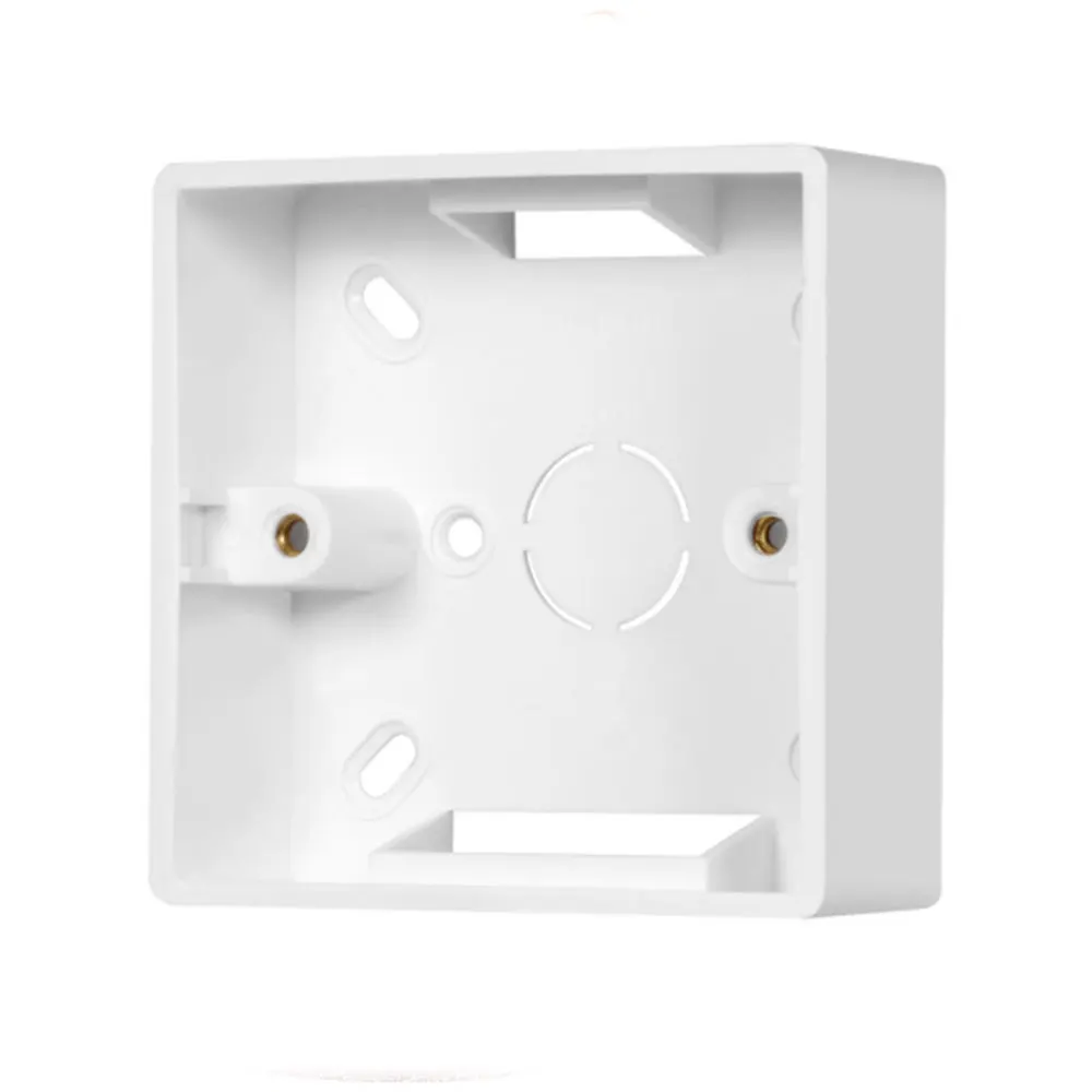 86X86 PVC Thickening Junction Box External Wall Mounting Surface Installation Suitable for 86 Standard Switch and Socket
86X86 PVC Thickening Junction Box External Wall Mounting Surface Installation Suitable for 86 Standard Switch and Socket