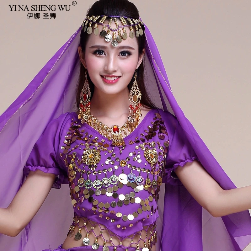 New Lady Belly Dance Costume Shirt Chiffon ShortSleeve Gold Coins Top&tees Indian Clothing BellyDancing Practice Perfomance Tops
New Lady Belly Dance Costume Shirt Chiffon ShortSleeve Gold Coins Top&tees Indian Clothing BellyDancing Practice Perfomance Tops