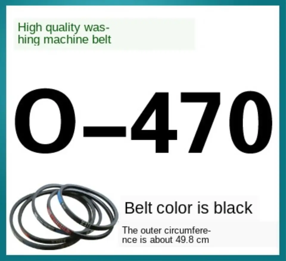 O-470 Universal washing machine O-belt Fully automatic washing machine belt Semi-automatic washing machine belt V-belt conveyor
O-470 Universal washing machine O-belt Fully automatic washing machine belt Semi-automatic washing machine belt V-belt conveyor