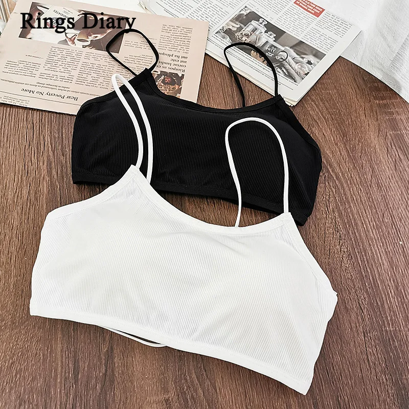 Rings Diary Women Summer Bra Tops Spaghetti Strap Cross Back Sexy Crop Tops With Inner Bra Pad Ladies Beachwear Tops Slim Fit
Rings Diary Women Summer Bra Tops Spaghetti Strap Cross Back Sexy Crop Tops With Inner Bra Pad Ladies Beachwear Tops Slim Fit