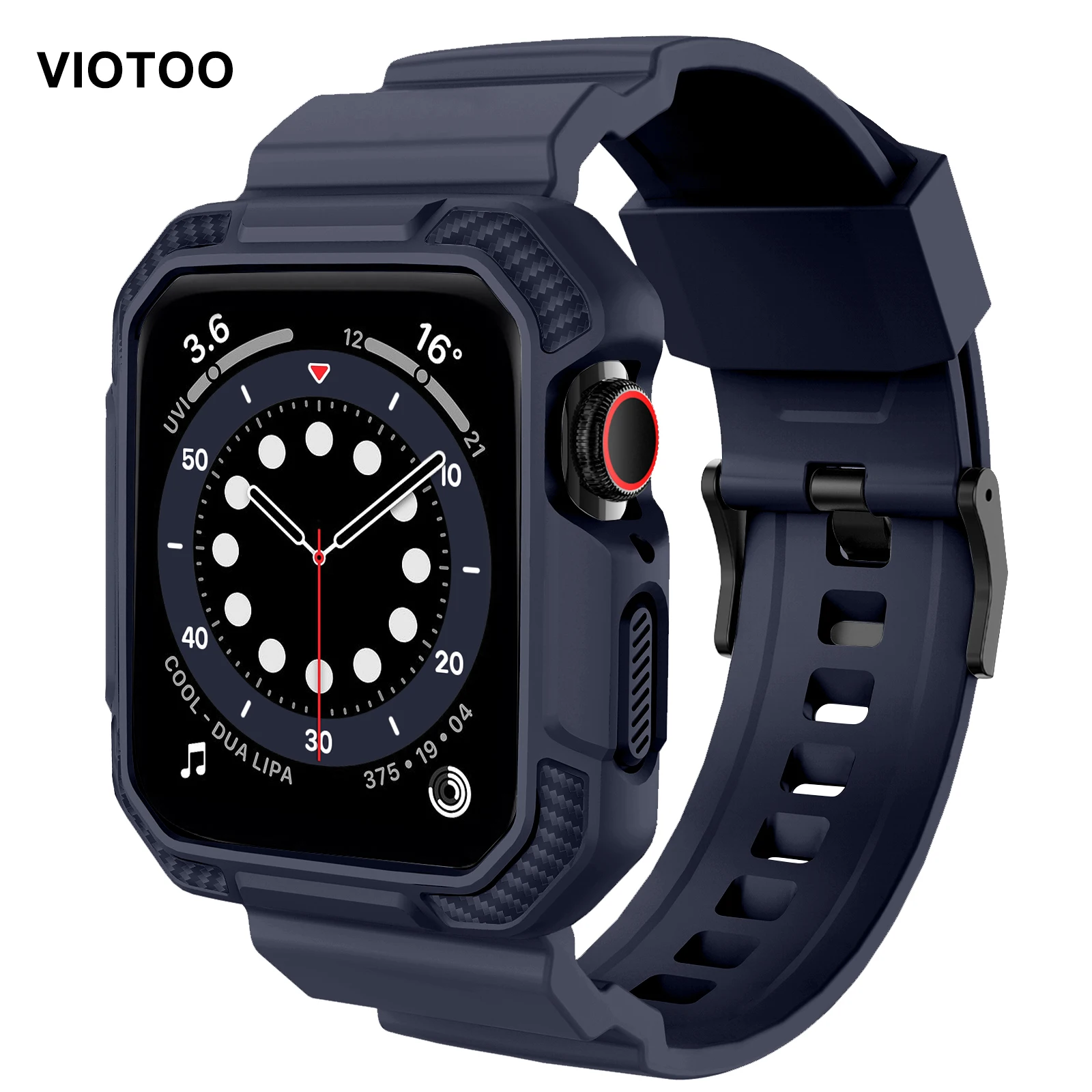 VIOTOO 41mm 45mm Rugged Watch band With Protective Case For Apple Watch Strap 45 mm 44mm 42mm For Iwatch Series 7 6 5 Watchband
VIOTOO 41mm 45mm Rugged Watch band With Protective Case For Apple Watch Strap 45 mm 44mm 42mm For Iwatch Series 7 6 5 Watchband