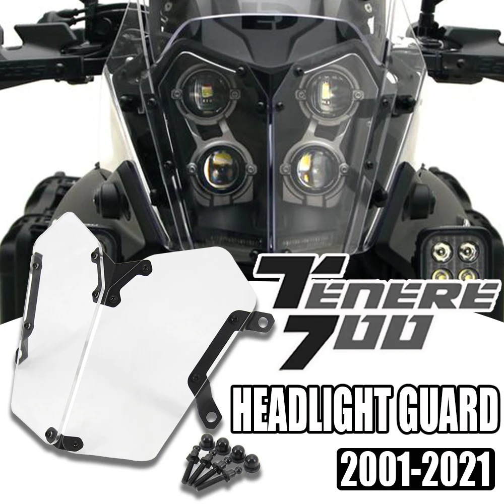 TENERE 700 Motorcycle Accessories Acrylic Headlight Protector Protective Lens Cover Headlight Guard For Yamaha Tenere 700
TENERE 700 Motorcycle Accessories Acrylic Headlight Protector Protective Lens Cover Headlight Guard For Yamaha Tenere 700