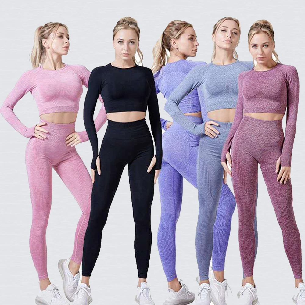 Long Sleeve Gym Set Women Leggings Sport Women Fitness Outfits Crop Top Yoga Pants Tracksuits Workout Clothes For Women
Long Sleeve Gym Set Women Leggings Sport Women Fitness Outfits Crop Top Yoga Pants Tracksuits Workout Clothes For Women