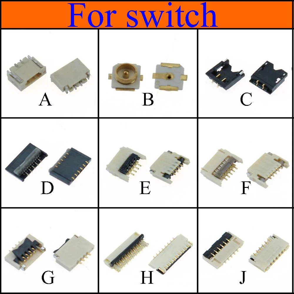 YuXi 1pcs Replacement Parts For Switch NS Joy Con /Joy-Con PCB Board Flex Cable Connector Socket Clip Spare parts
YuXi 1pcs Replacement Parts For Switch NS Joy Con /Joy-Con PCB Board Flex Cable Connector Socket Clip Spare parts