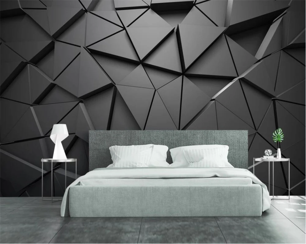 Custom Wallpaper Murals Large Wall Painting Geometric abstract gray triangles wall papers home decor 3d wallpaper papier peint
Custom Wallpaper Murals Large Wall Painting Geometric abstract gray triangles wall papers home decor 3d wallpaper papier peint