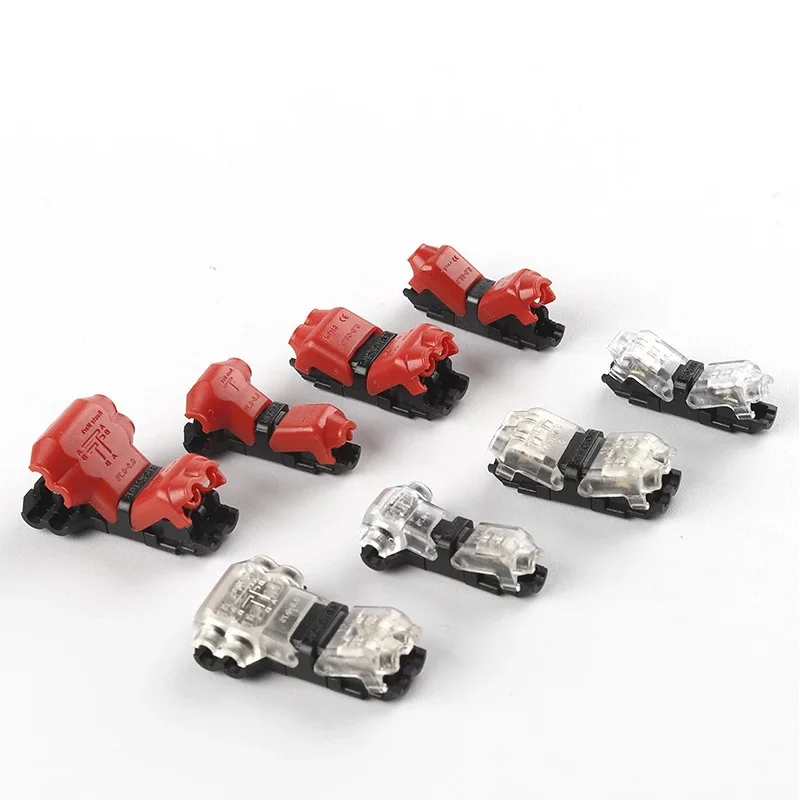 I/TType Quick Splice Scotch Lock Wire Connector For Terminals Crimp For 22-20AWG LED Strip Wire Audio Car Cable Crimping
I/TType Quick Splice Scotch Lock Wire Connector For Terminals Crimp For 22-20AWG LED Strip Wire Audio Car Cable Crimping