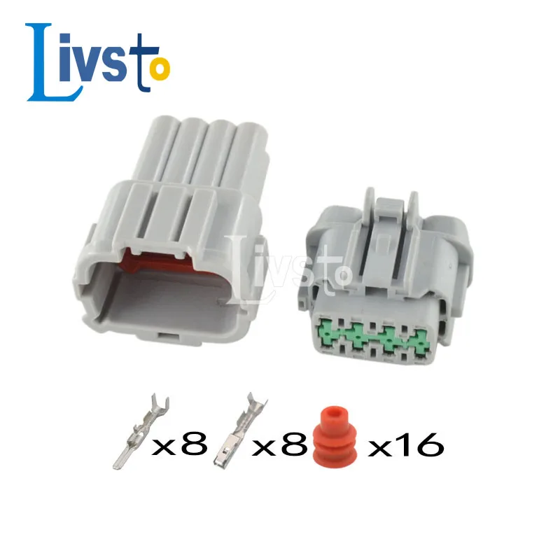 5 Sets 8 Pin Automotive Wire Connector Headlight Socket 2.2 Mm Female Male Plug for Nissan Sylphy PB291-08927 PB295-08820
5 Sets 8 Pin Automotive Wire Connector Headlight Socket 2.2 Mm Female Male Plug for Nissan Sylphy PB291-08927 PB295-08820