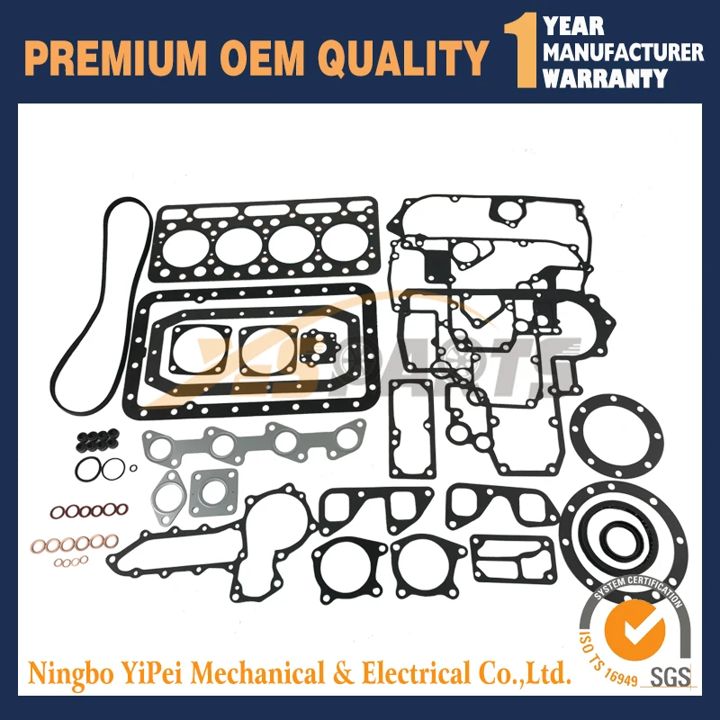 Для Kubota V1702 V1702B Комплект прокладок для капитального ремонта двигателя экскаватора KH90 Bobcat 743 733
Для Kubota V1702 V1702B Комплект прокладок для капитального ремонта двигателя экскаватора KH90 Bobcat 743 733
