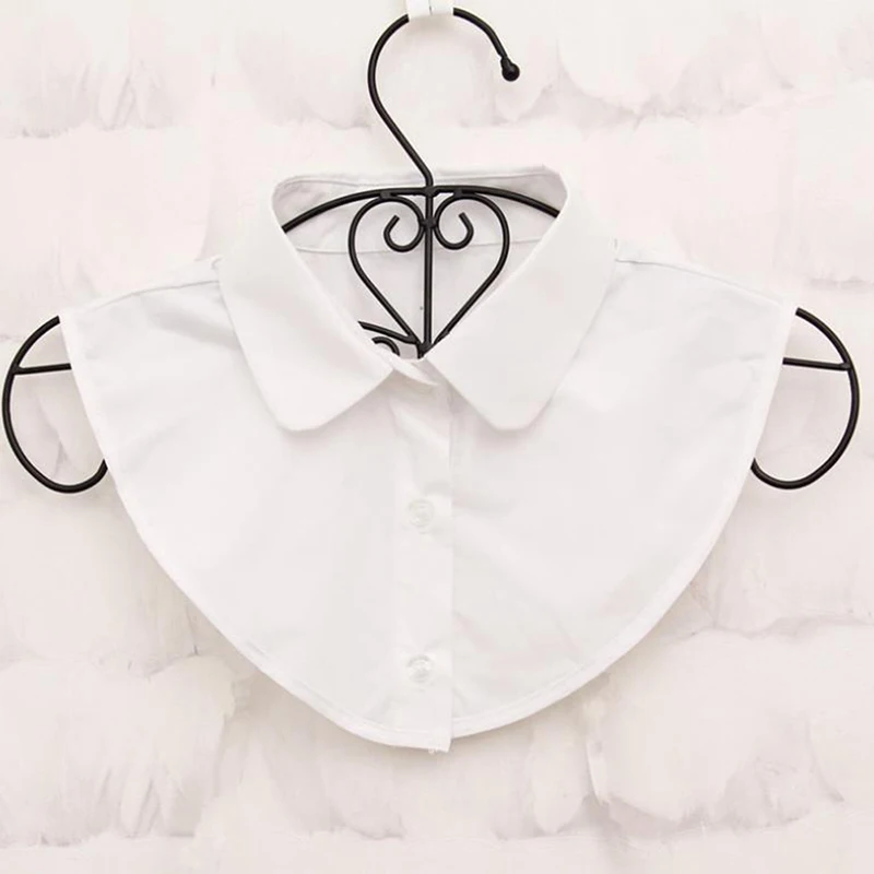 Women Cotton / Chiffon Fake Collar Detachable Solid Lapel Necklace Shirt Fake False Collar Lapel Blouse Top Women Clothes Decor
Women Cotton / Chiffon Fake Collar Detachable Solid Lapel Necklace Shirt Fake False Collar Lapel Blouse Top Women Clothes Decor