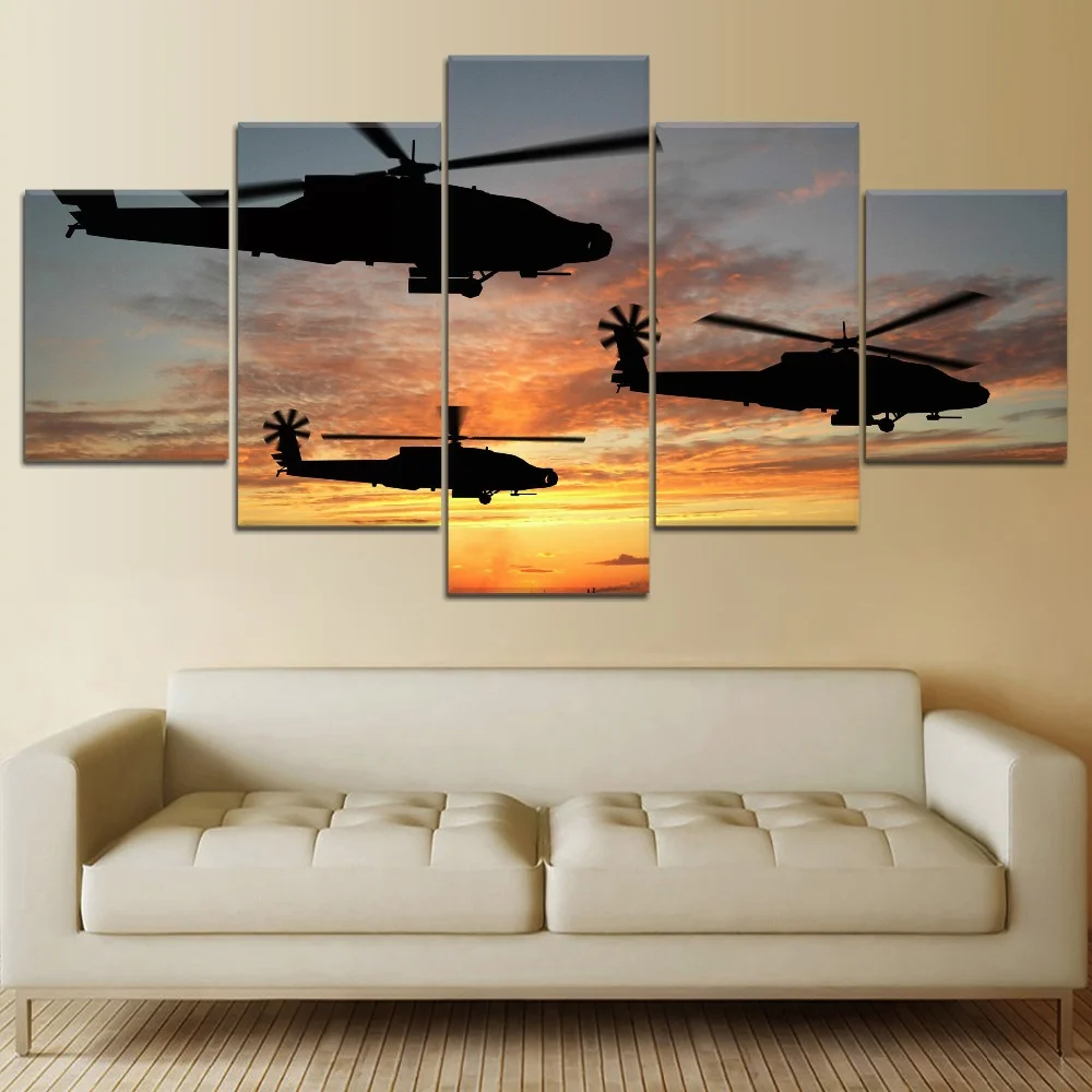 Canvas Wall Art for Living Room Decoration Helicopter Posters Pictures Modern Home Decorative Framed Paintings on the Wall 5 PCs
Canvas Wall Art for Living Room Decoration Helicopter Posters Pictures Modern Home Decorative Framed Paintings on the Wall 5 PCs
