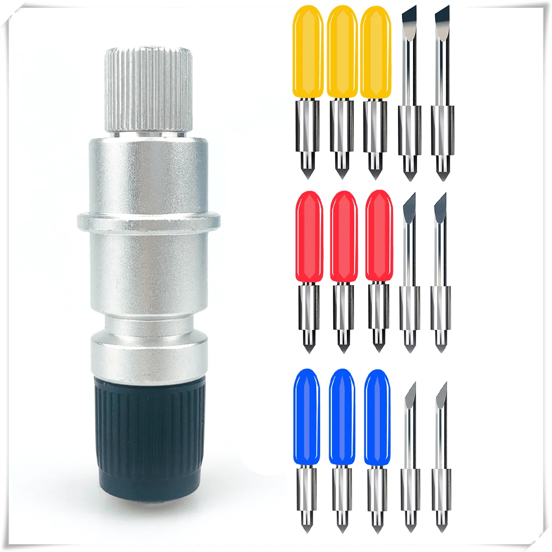 15pcs 30/45/60 Degree Graphtec CB15 Plotter Blades Vinyl Cutter Knife for Silhouette Cameo 1/2/3 Portrait 1/2+1pc Blade Holder
15pcs 30/45/60 Degree Graphtec CB15 Plotter Blades Vinyl Cutter Knife for Silhouette Cameo 1/2/3 Portrait 1/2+1pc Blade Holder