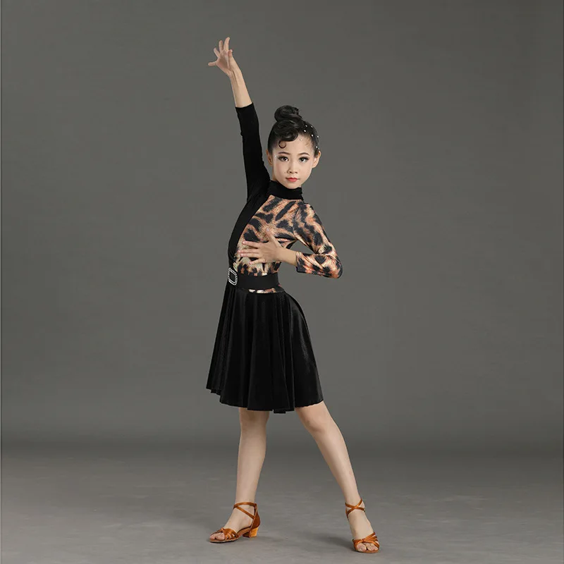 Latin Dance Dresses for Girls Children Competition Stage Performance Practice Costumes Kids Carnival Party Long Sleeve Clothing
Latin Dance Dresses for Girls Children Competition Stage Performance Practice Costumes Kids Carnival Party Long Sleeve Clothing
