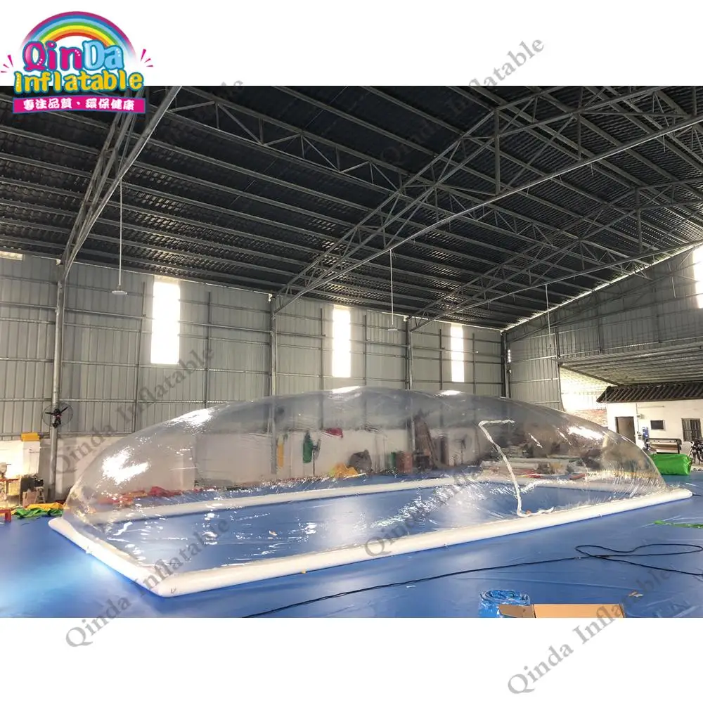 Inflatable 12X6x3m Swimming Pool Dome Tent, Transparent Inflatable Pool Cover Tent With Factory Price
Inflatable 12X6x3m Swimming Pool Dome Tent, Transparent Inflatable Pool Cover Tent With Factory Price