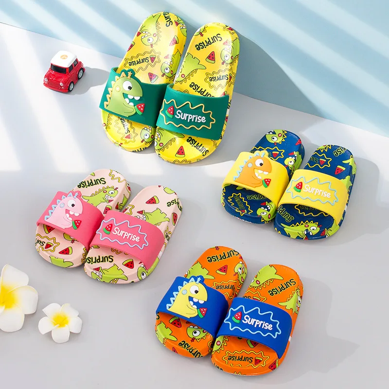 Watermelon Dinosaur Kids Slippers for Boys Girls New Summer Kids Beach Shoes Baby Toddler Soft Indoor Slippers Children Slippers
Watermelon Dinosaur Kids Slippers for Boys Girls New Summer Kids Beach Shoes Baby Toddler Soft Indoor Slippers Children Slippers