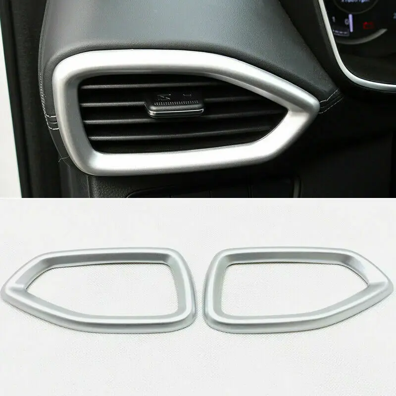 For Hyundai Santa Fe 2019 -2020 Matte Dashboard Side Air Vent AC Frame Cover Trim 2pcs Car modification Auto parts
For Hyundai Santa Fe 2019 -2020 Matte Dashboard Side Air Vent AC Frame Cover Trim 2pcs Car modification Auto parts