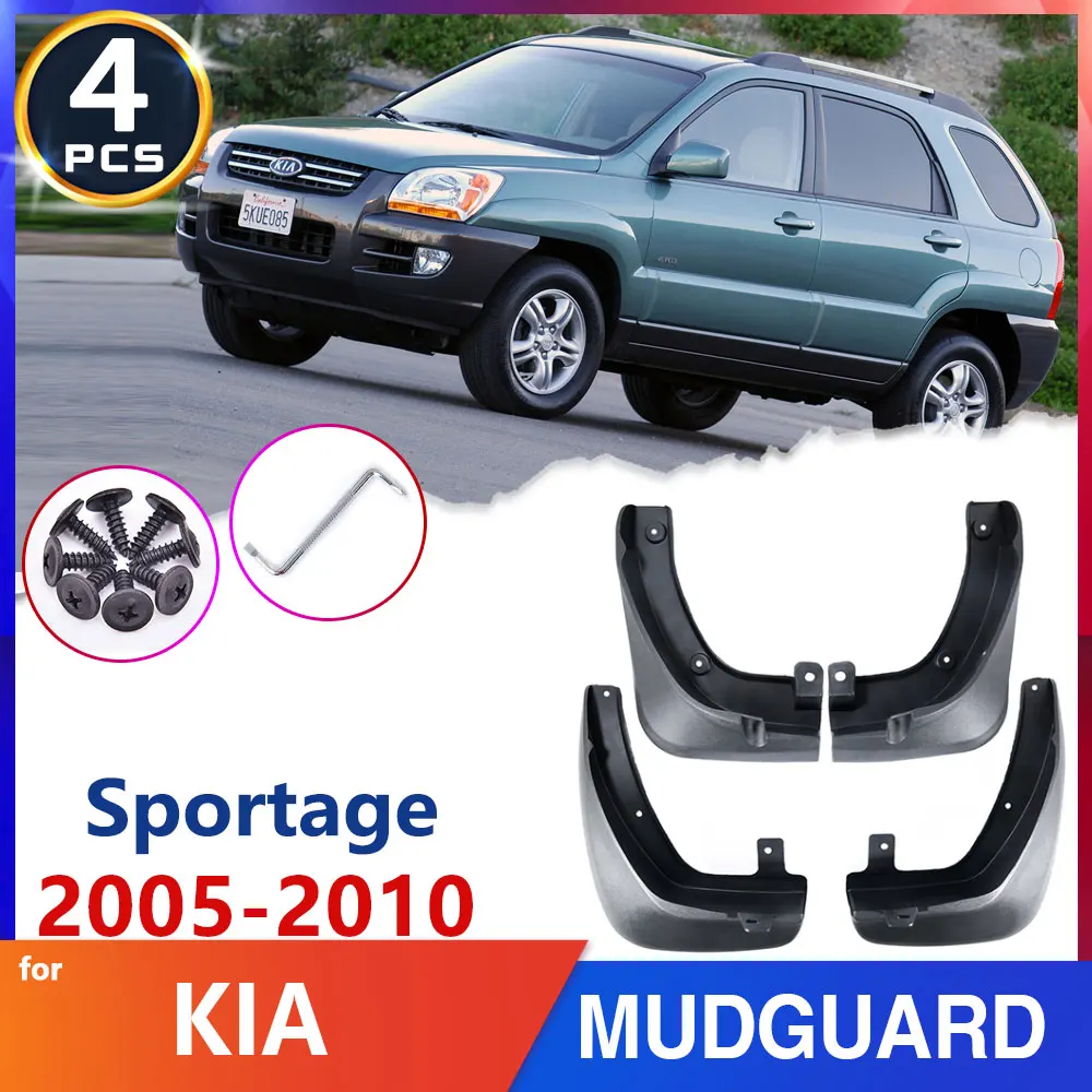 Car Mud Splash flaps Guards Fender for KIA Sportage KM 2005 2006 2007 2008 2009 2010 Accessories Goods Mudflap Mudguards Tire
Car Mud Splash flaps Guards Fender for KIA Sportage KM 2005 2006 2007 2008 2009 2010 Accessories Goods Mudflap Mudguards Tire
