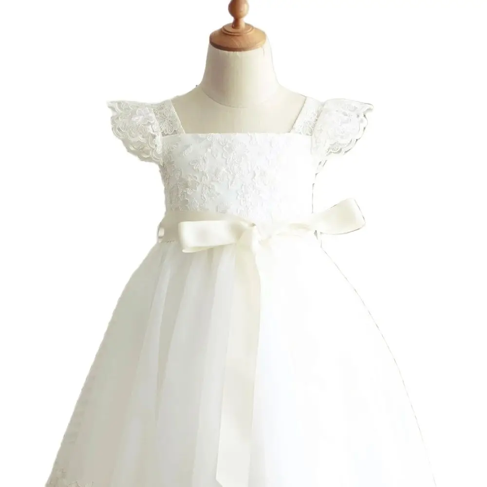 Gardenwed 2021 White Lace Flower Girl Dresses Cap Sleeves Ribbon Little Girls Kids/Children Dress for Wedding
Gardenwed 2021 White Lace Flower Girl Dresses Cap Sleeves Ribbon Little Girls Kids/Children Dress for Wedding