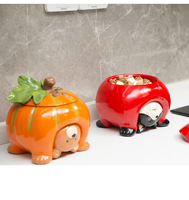 Creativity Fruit Shape Piggy Shiba Inu Candy Jar Storage Tank Storage Decoration Resin Crafts Cartoon Animals Home Decoration
Creativity Fruit Shape Piggy Shiba Inu Candy Jar Storage Tank Storage Decoration Resin Crafts Cartoon Animals Home Decoration
