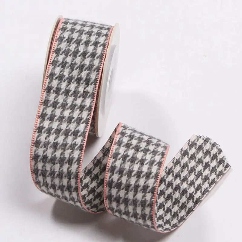 15mm 25mm 40mm Houndstooth Fabric Ribbon Colorful Edge Handmade Craft DIY Hairbow Baby Accessories Collar Embroidery Stitch Tape
15mm 25mm 40mm Houndstooth Fabric Ribbon Colorful Edge Handmade Craft DIY Hairbow Baby Accessories Collar Embroidery Stitch Tape