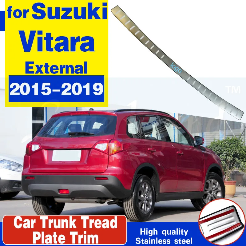 for Suzuki Vitara 2015 2016 2017 2018 2019 Car Styling Stainless Steel Ultra thin Rear bumper Protector Sill
for Suzuki Vitara 2015 2016 2017 2018 2019 Car Styling Stainless Steel Ultra thin Rear bumper Protector Sill