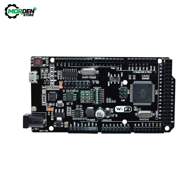 Mega2560 + Wi-Fi, R3 ATmega2560 + ESP8266 32Мб оперативной памяти, USB-TTL CH340G совместимый для Arduino Mega NodeMCU WeMos доска аксессуары
Mega2560 + Wi-Fi, R3 ATmega2560 + ESP8266 32Мб оперативной памяти, USB-TTL CH340G совместимый для Arduino Mega NodeMCU WeMos доска аксессуары