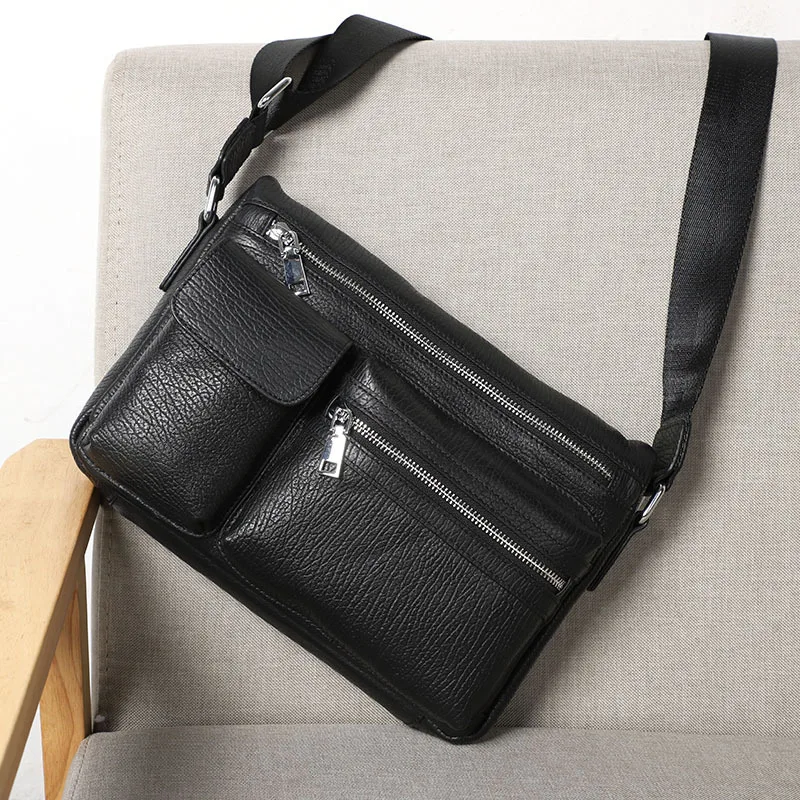 100% Genuine Leather Fashion Men Satchels Bags High Quality Men's Shoulder Bag Male Casual Crossbody Bags for Men Messenger Bag
100% Genuine Leather Fashion Men Satchels Bags High Quality Men's Shoulder Bag Male Casual Crossbody Bags for Men Messenger Bag