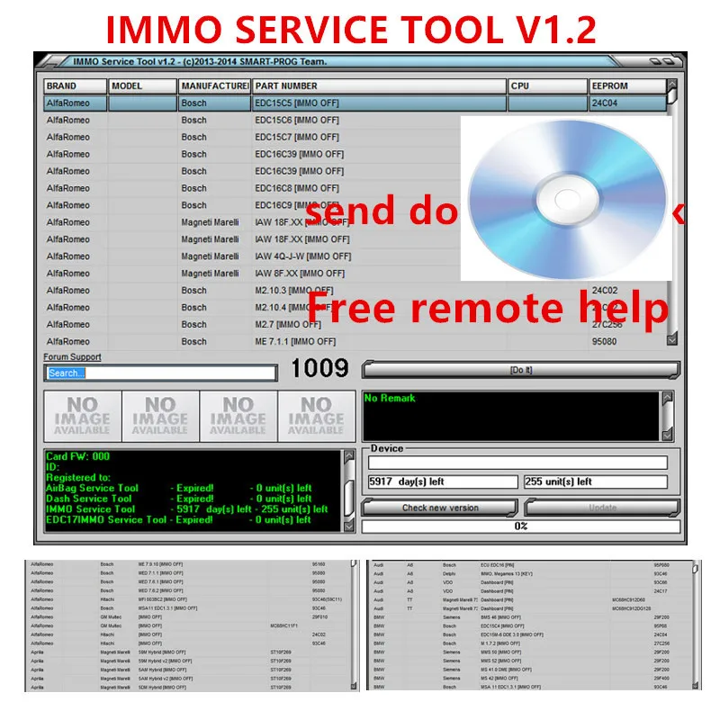 IMMO SERVICE TOOL V1.2 PIN Code and Immo off Works support Multi-brand support more ECU model
IMMO SERVICE TOOL V1.2 PIN Code and Immo off Works support Multi-brand support more ECU model