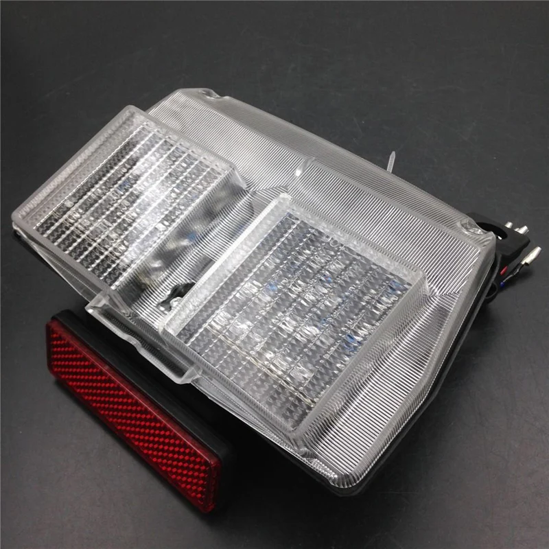 Clear LED Tail Brake Turn Signal Light Fit For Ducati 748 916 996 998 1994-2003
Clear LED Tail Brake Turn Signal Light Fit For Ducati 748 916 996 998 1994-2003