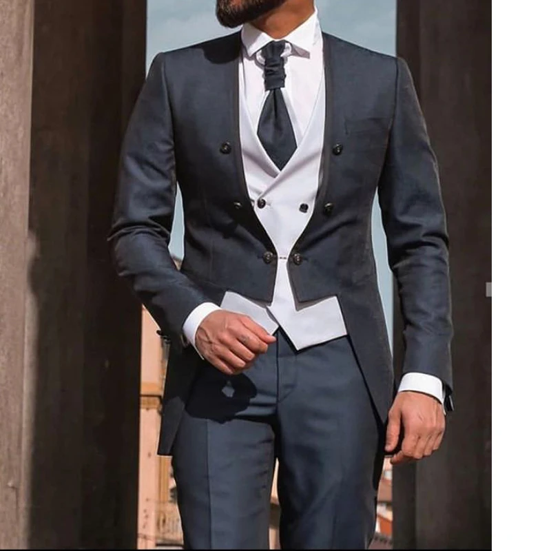 Slim Fit Men Suits with Double Breasted Coat 3 Pieces Groom Tuxedo for Wedding Italian Style Male Fashion Jacket Vest Pants
Slim Fit Men Suits with Double Breasted Coat 3 Pieces Groom Tuxedo for Wedding Italian Style Male Fashion Jacket Vest Pants