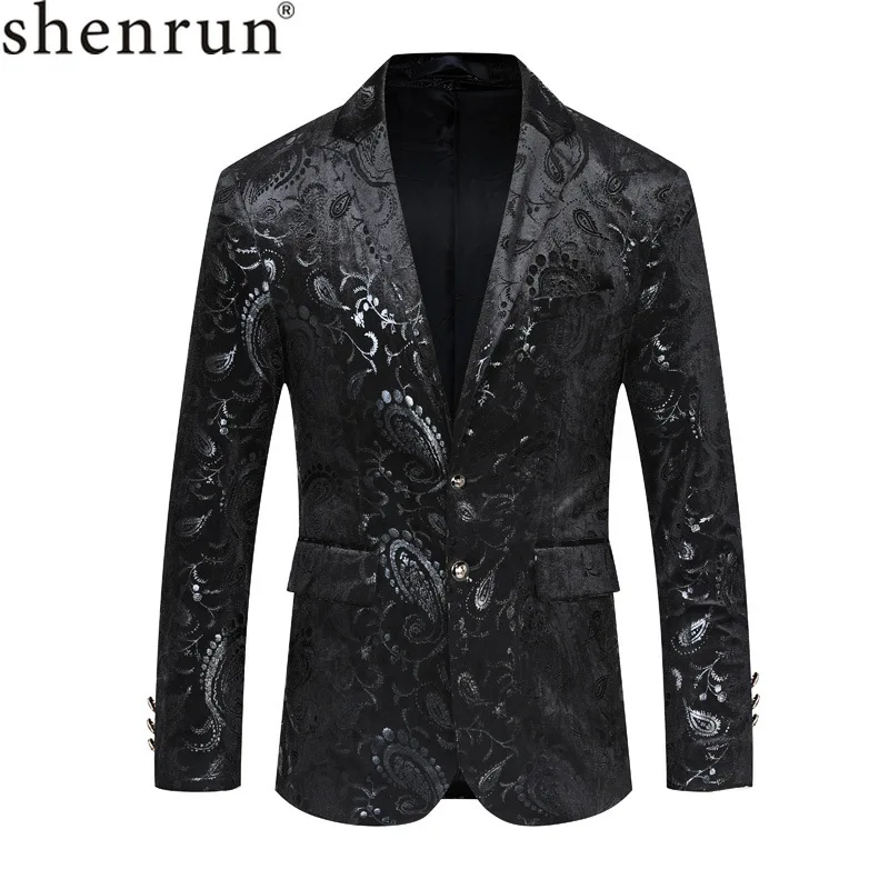 Shenrun Men Black Blazer Fashion Casual Jacket Men Winter High Quality Wedding Groom Suit Jacket Slim Fit Singer Stage Costume
Shenrun Men Black Blazer Fashion Casual Jacket Men Winter High Quality Wedding Groom Suit Jacket Slim Fit Singer Stage Costume