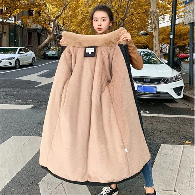 Female Jacket Thick Velvet Padded Jacket 2022New Women's Mid-Length Padded Jacket Korean Version Of Loose Padded Winter Coat C78
Female Jacket Thick Velvet Padded Jacket 2022New Women's Mid-Length Padded Jacket Korean Version Of Loose Padded Winter Coat C78