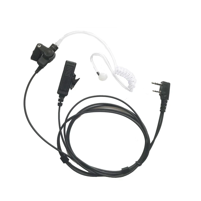 Earpiece Headset with Mic PTT for Baofeng UV-5R Kenwood Puxing Wouxun Hytera
Earpiece Headset with Mic PTT for Baofeng UV-5R Kenwood Puxing Wouxun Hytera