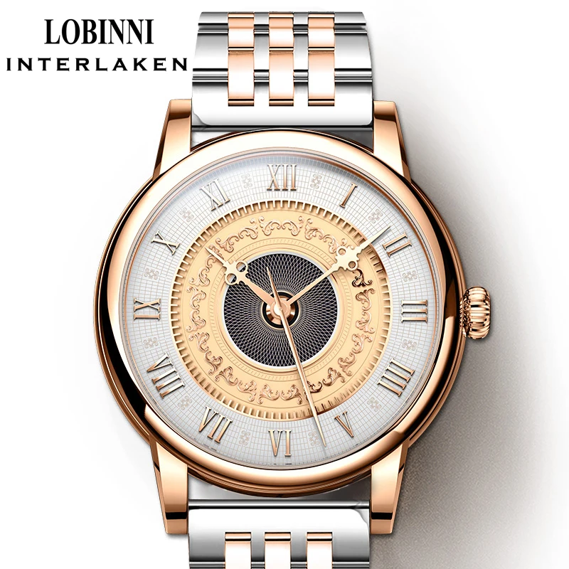 LOBINNI 316L Stainless steel Men Mechanical Watch Luxury MIYOTA Movement Automatic Watches Sapphire Glass Waterproof50M Watches
LOBINNI 316L Stainless steel Men Mechanical Watch Luxury MIYOTA Movement Automatic Watches Sapphire Glass Waterproof50M Watches