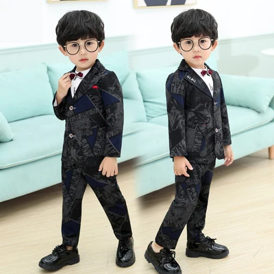 High Quality Little Boys Fashion Suits 3 Pcs New Children's Formal Suit Coat + Pants + Shirt Baby Kids Casual Dress Clothes P169
High Quality Little Boys Fashion Suits 3 Pcs New Children's Formal Suit Coat + Pants + Shirt Baby Kids Casual Dress Clothes P169